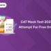 CAT Mock Test 2024