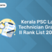 Kerala PSC Laboratory Technician Grade II Rank List 2024: PDF, Direct Link