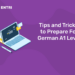 Tips and Tricks to Prepare For German A1 Level