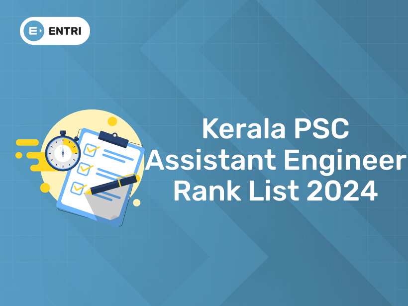 Kerala PSC Assistant Engineer Rank List 2024 Download PDF