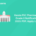 Kerala PSC Pharmacist Grade II Notification 2023: PDF, Apply Link