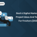 Best 6 Digital Marketing Project Ideas and Topics For Freshers [2025]