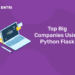 Top Big Companies Using Python Flask