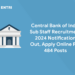 Central Bank of India Sub Staff Recruitment 2024