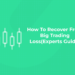 Recover From Big Trading Loss