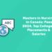 Masters in Nursing in Canada: Fees 2024, Top Colleges, Placements & Salaries