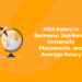 MBA Salary in Germany Job Roles, University Placements, and Average Salary