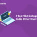 7 Top MBA Colleges in India Other than IIMs