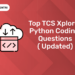 Top TCS Xplore Python Coding Questions ( Updated) (1)