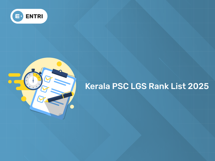 Kerala PSC LGS Rank List 2025 - Download Result PDF, Link