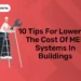 10 Tips for lowering the cost of MEP Systems in Buildings