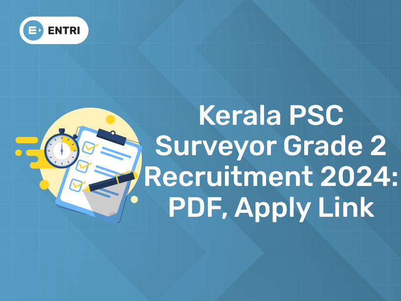 Kerala PSC Surveyor Grade 2 (683/2023)Notification 2024: PDF