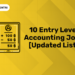 10 Entry Level Accounting Jobs