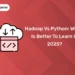 Hadoop vs Python