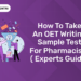 How to take an OET Writing Sample Test for Pharmacists ( Experts Guide )