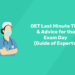 OET Last minute Tips and Advice