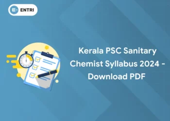 Kerala PSC Sanitary Chemist Syllabus