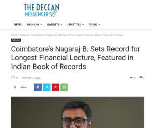 Nagaraj B Record