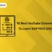 10 Best YouTube Channels to Learn SAP FICO 2026