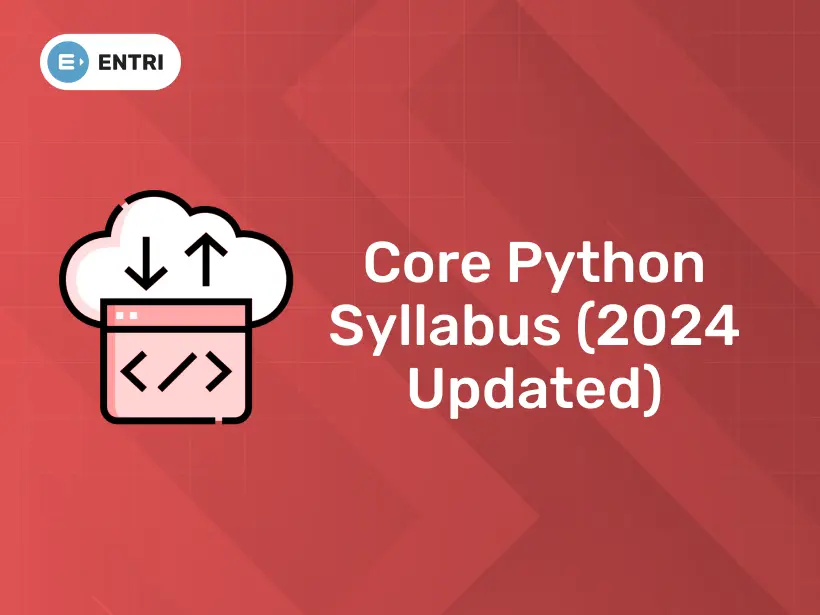 Core python syllabus 2024 updated entri blog