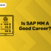 Is SAP MM a Good Career