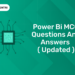 Power Bi MCQ Questions and Answers ( Updated )