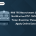 Railway RRB TTE Recruitment 2024