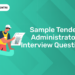 Sample Tender Administrator Interview Questions