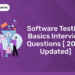 Software Testing Basics Interview Questions [ 2024 Updated]