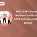 UPSC EPFO Personal Assistant Notification