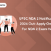 UPSC NDA 2 Notification