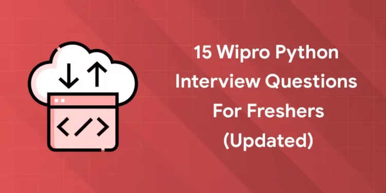 wipro python interview questions for freshers