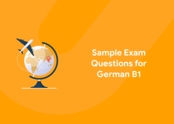 sample exam questions German B1