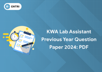KWA Lab Assistant Previous Year Question Paper 2024: PDF