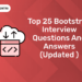Top 25 Bootstrap interview questions and answers (Updated ) (1)