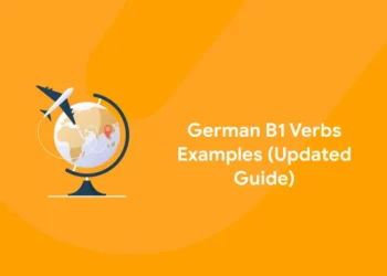 German B1 verbs examples