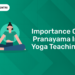 Importance of Pranayama in Yoga Teaching
