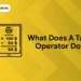 What Does a Tally Operator Do