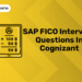 SAP FICO cognizant