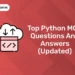 Top Python MCQ Questions and Answers (Updated)
