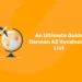 An Ultimate Guide For German A2 Vocabulary List