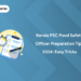 Kerala PSC Food Safety Officer Preparation Tips 2024: Easy Tricks