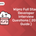 Wipro full stack developer interview questions ( 2024 Guide )
