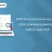 GATE Electrical Engineering Notes 2025