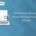 GATE Electrical Engineering Previous Years Question Papers PDF