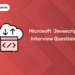 Microsoft Javascript Interview Questions