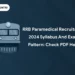 RRB Paramedical Recruitment