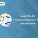 Kerala PSC LDC Pathanamthitta (503/2023) Answer Key 2024: Provisional