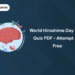 World Hiroshima Day 2024 Quiz PDF - Attempt for Free