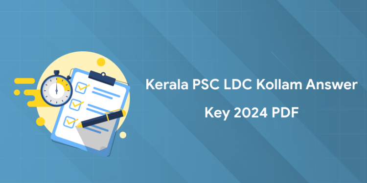 Kerala PSC LDC (503/2023) Kollam Answer Key PDF